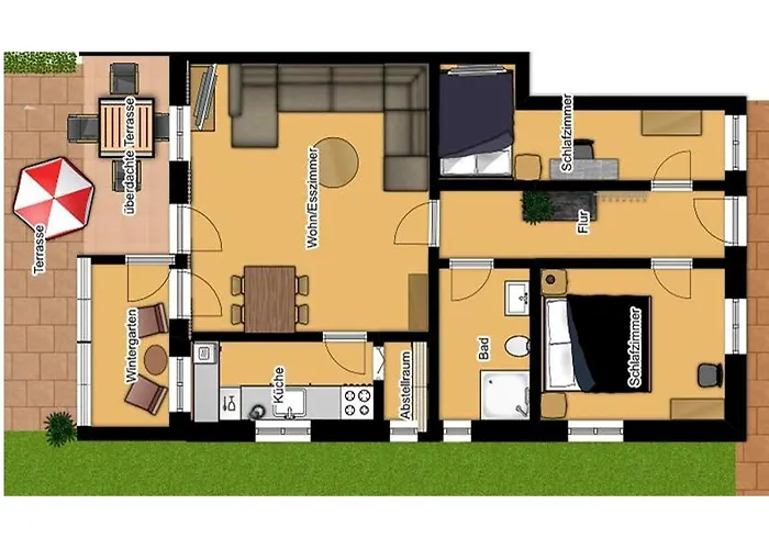 Haus Sommerwind Spo - 1 Lejlighed Böhl